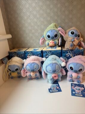 Miniso & Disney Stitch Eat Something Before Sleep Blind Box Set ot 6